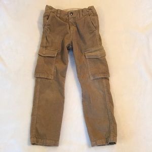 RUUM Brown Corduroy Cargo Pants with Pockets